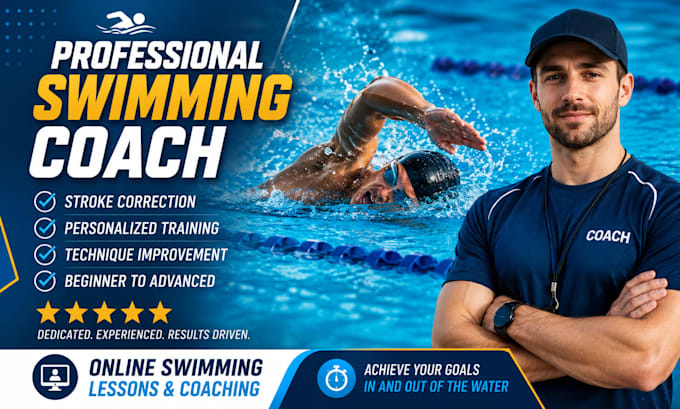 be your professional swimming coach swim training coaching