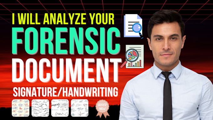 do forensic handwriting, signature analysis comparison and document examination