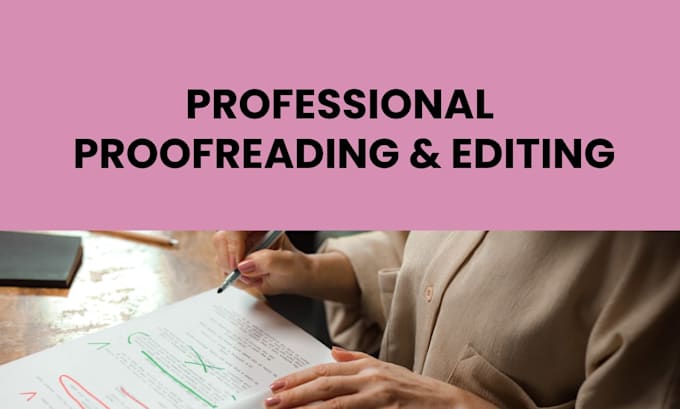 proofread and edit your english content