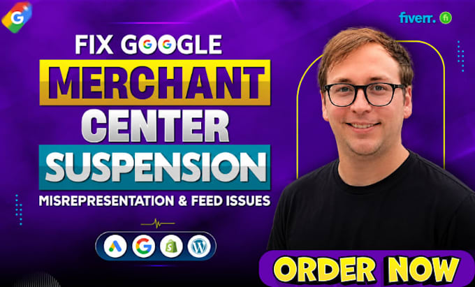 fix google merchant center suspension, misrepresentation and policy violation