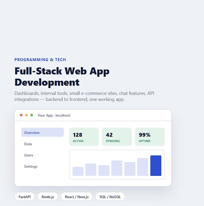 build a custom full stack web application for your business