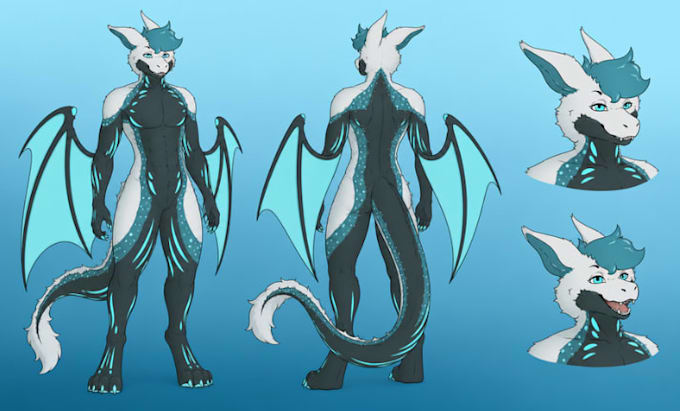 draw furry reference sheet anthro ref sheet fursona ref sheet furry character oc