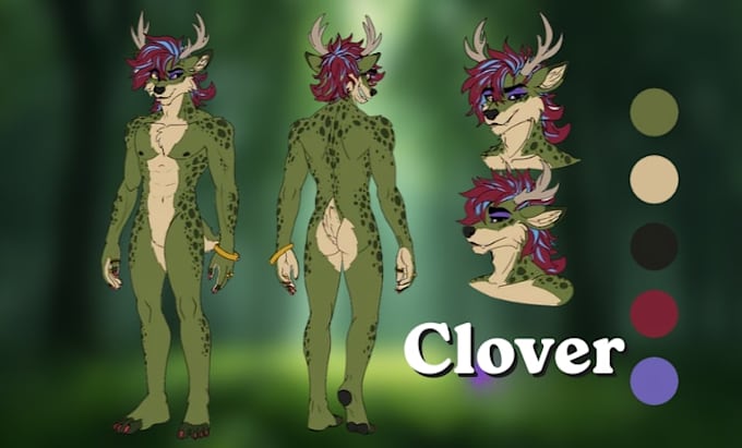 draw furry reference sheet fursona ref sheet furry ref sheet oc anthro ref sheet