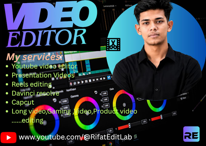 do professional video editing for youtube shorts and reels