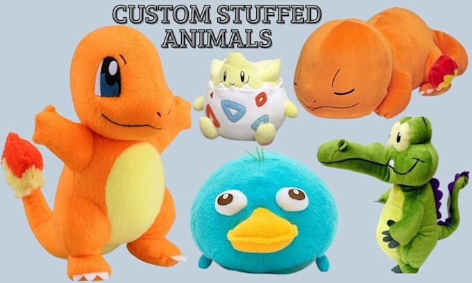 create custom plushie prototype design and stuffed animal amigurumi pattern