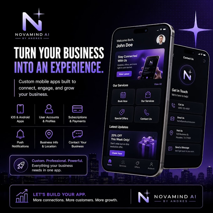 build a custom professional cross platform mobile app