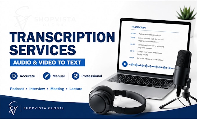 accurately transcribe audio and video to text