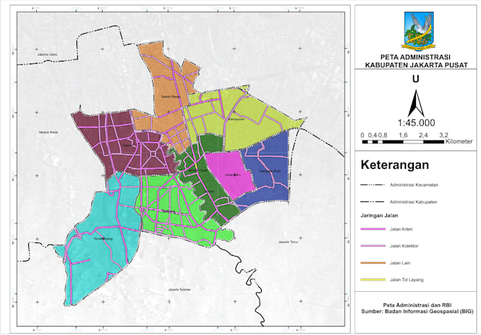 create gis maps and digitize boundary or land use data