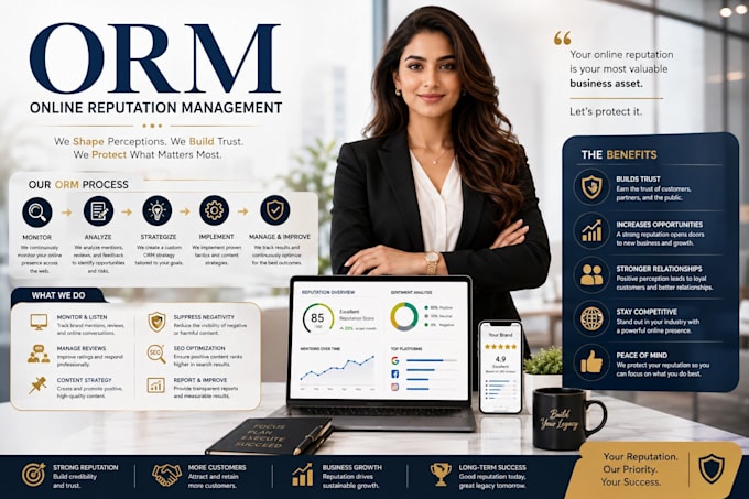 suppress negative links and clean your online reputation management ORM