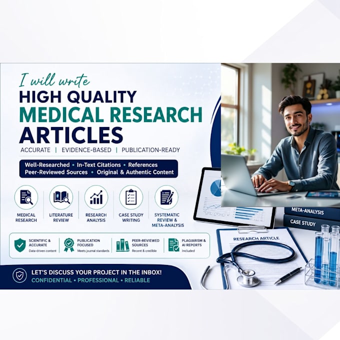 write high quality medical research articles