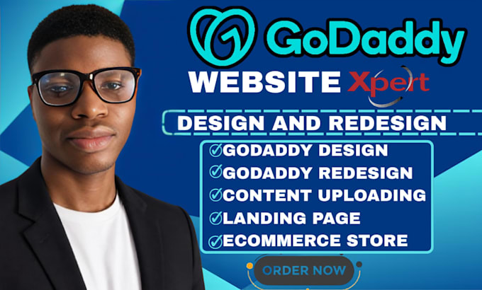 build godaddy website design, redesign godaddy, godaddy website