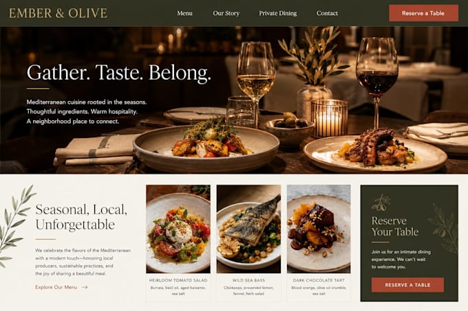 design and create a webpage or website