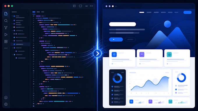 build a complete custom website with full stack frontend and backend