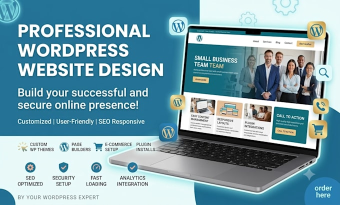 be your website designer to design wordpress website