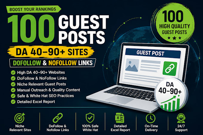 build whitehat SEO backlinks with guest post link building