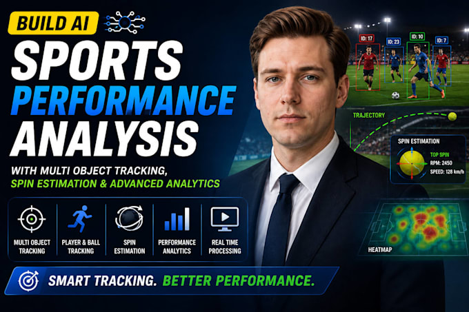 build ai sports performance analysis with multi object tracking, spin estimation