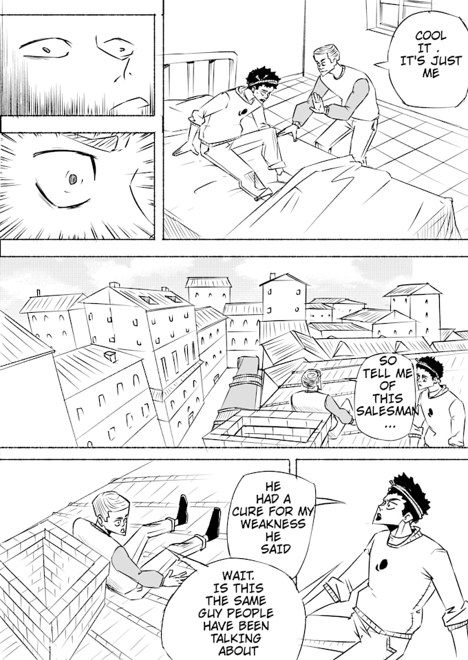 draw a high quality manga pages