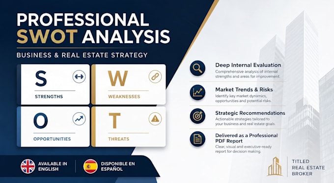 provide a strategic real estate swot analysis