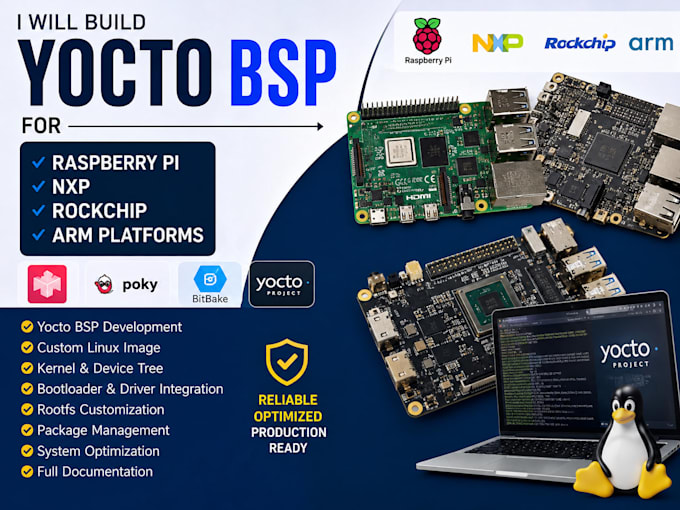 build yocto bsp for raspberry pi nxp rockship arm platforms