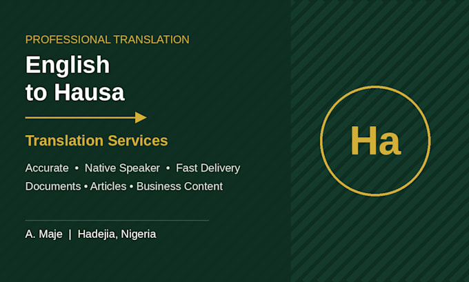 translate english to hausa