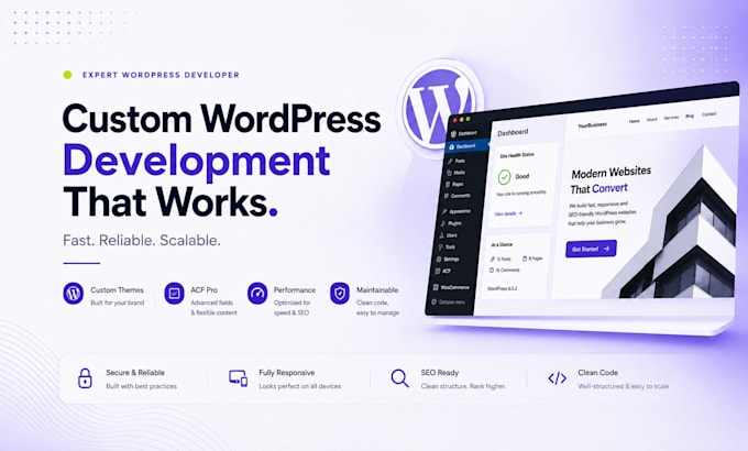 convert figma to a custom wordpress website with acf pro