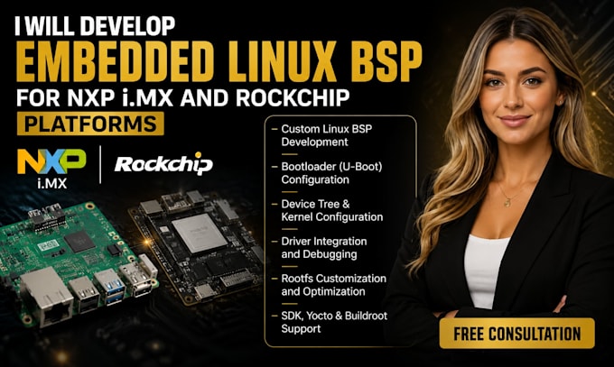 develop embedded linux bsp for nxp i mx ans rockship platforms