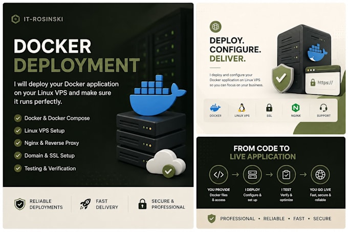 deploy your docker application on a linux vps