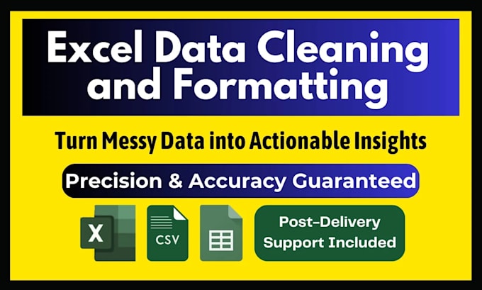 ms excel data cleaning and formatting, merging, splitting, sorting, deduping