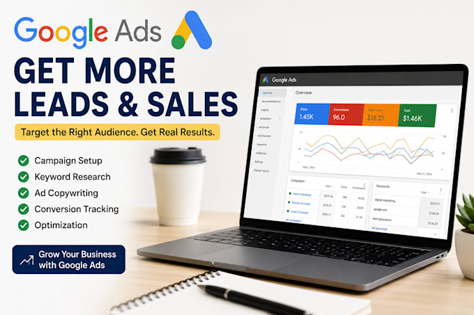 manage and optimize google ads campaigns for lead generation