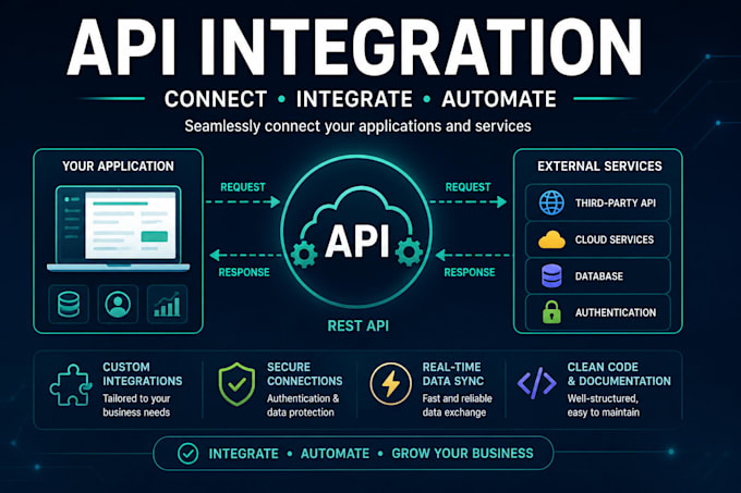 integrate rest apis and connect your applications