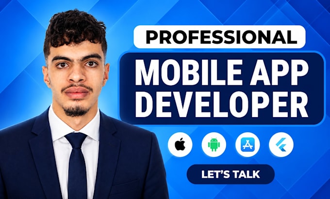 develop a flutter mobile app for android and ios