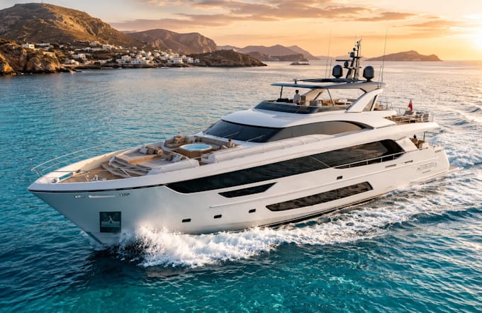 create a detailed 3d ship, yacht and boat model