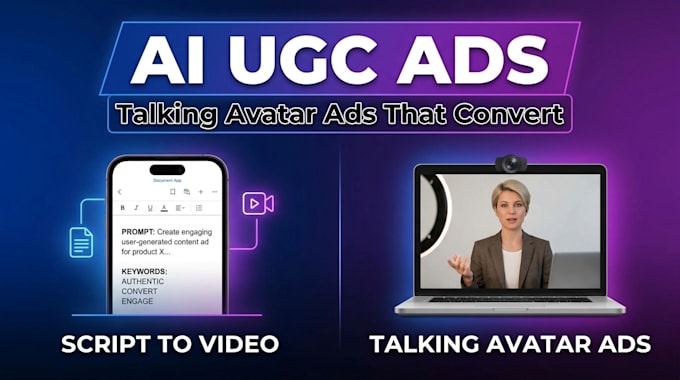 make ai ugc ad video with talking avatar