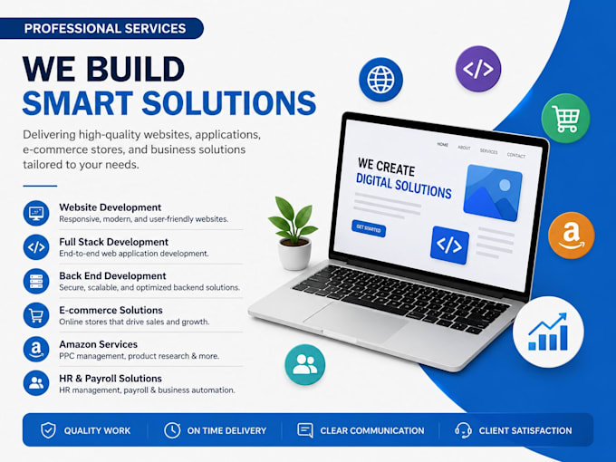 develop a website, erp system and HR payroll software
