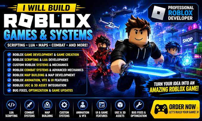 roblox full game, roblox combat, roblox vfx, roblox scripting, game development
