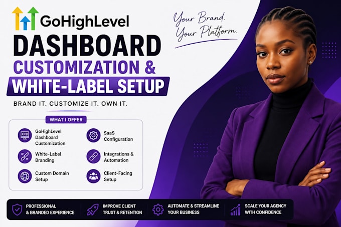 customize your gohighlevel dashboard and white label saas