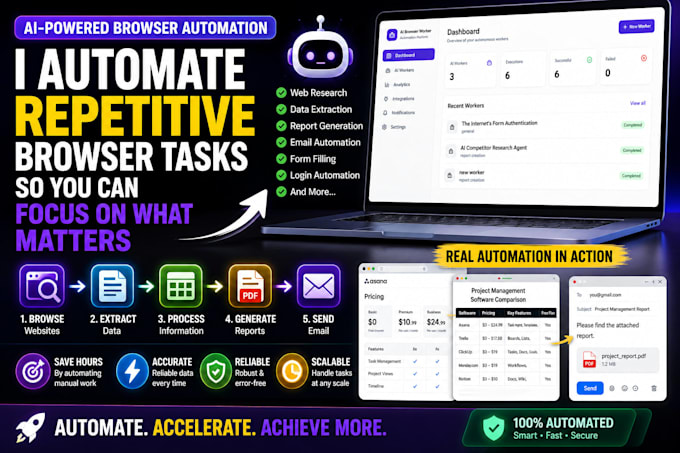 build ai agents, browser automation, web scraping and workflows