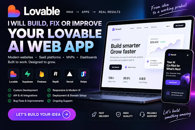 build fix improve clone website and web app with lovable ai cursor supabase n8n