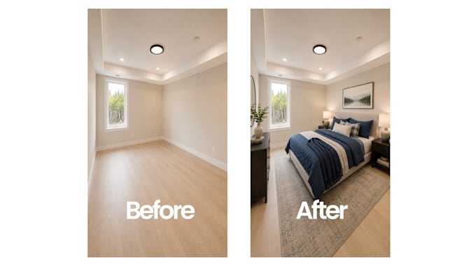 do virtual staging and virtual renovation for your listing