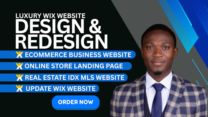 design redesign professional luxury wix wordpress website to elevate your brand