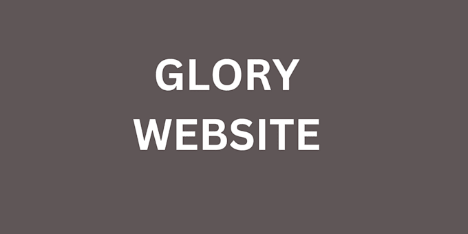 create glory website that functions yes