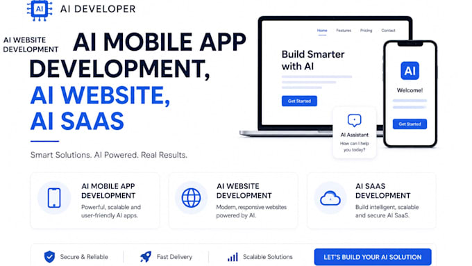 do ai mobile app development ai website ai saas as ai developer