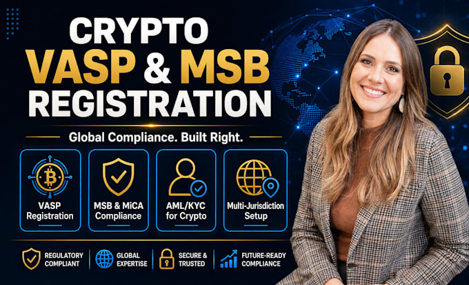 register your crypto business as vasp msb with aml compliance