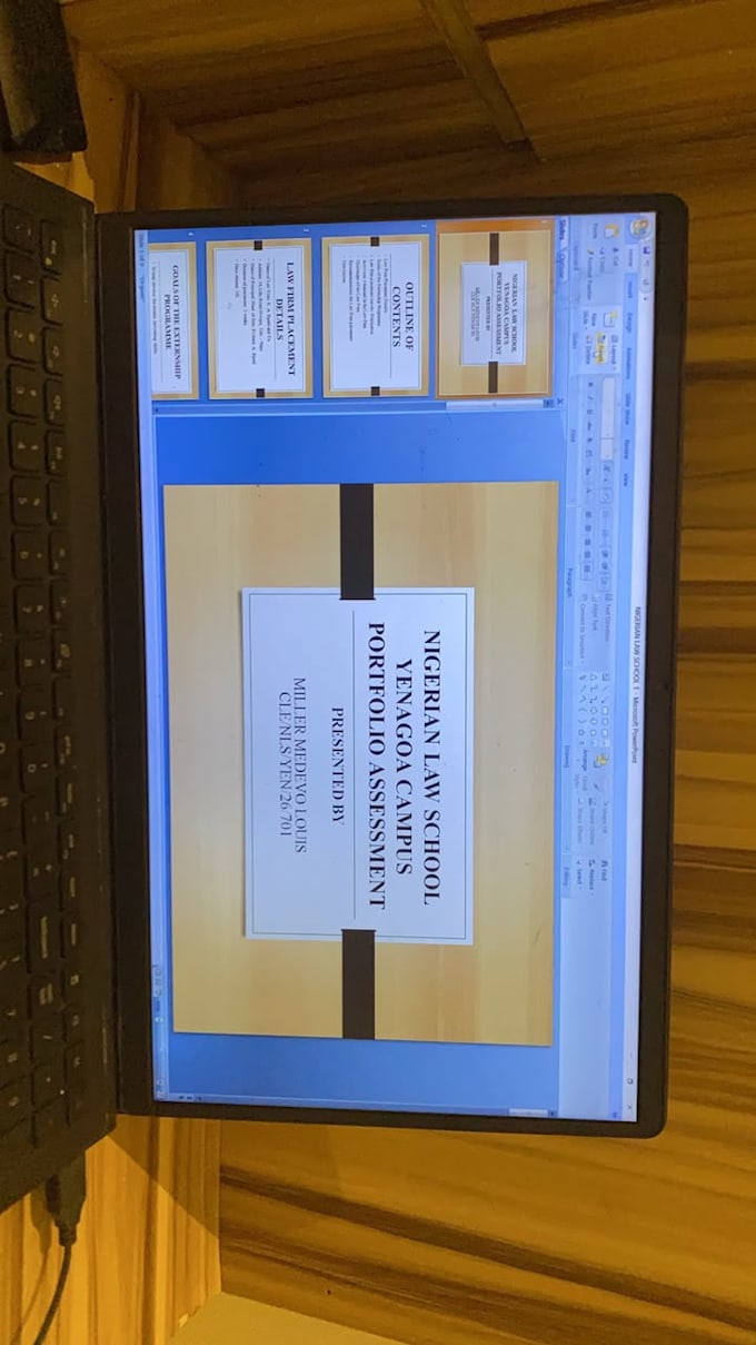 create clean, modern business presentation slides