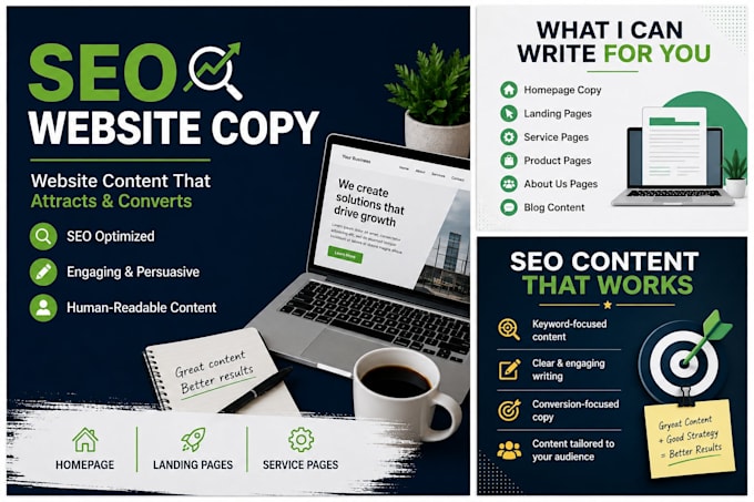 write SEO website copy that attracts and converts visitors