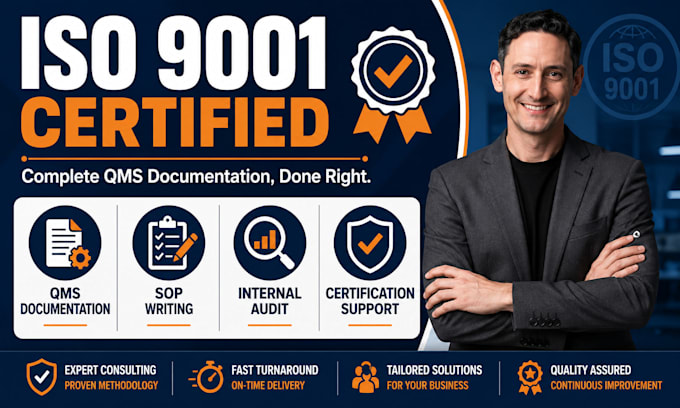 create your iso 9001 qms documentation and certification support