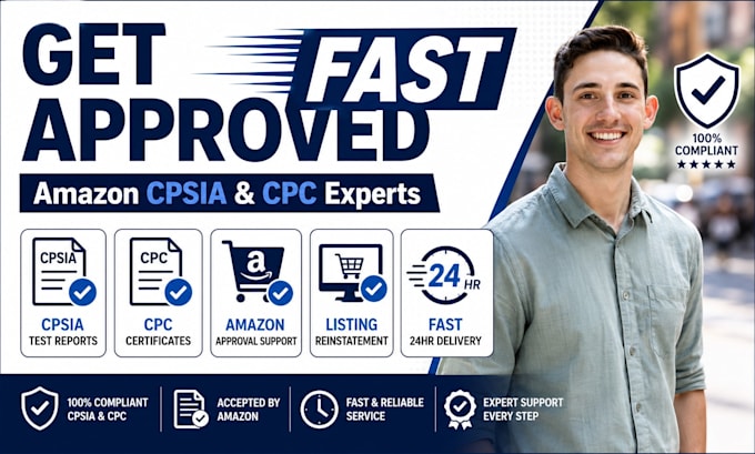provide CPC and cpsia test report for amazon approval