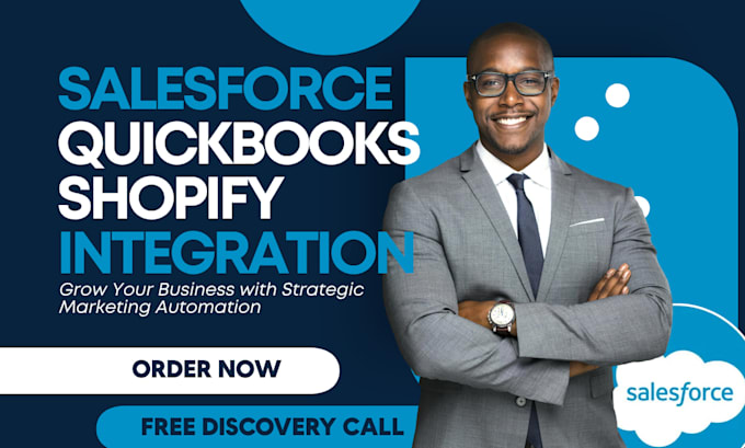 setup salesforce integration api zapier quickbooks shopify crm sync automation