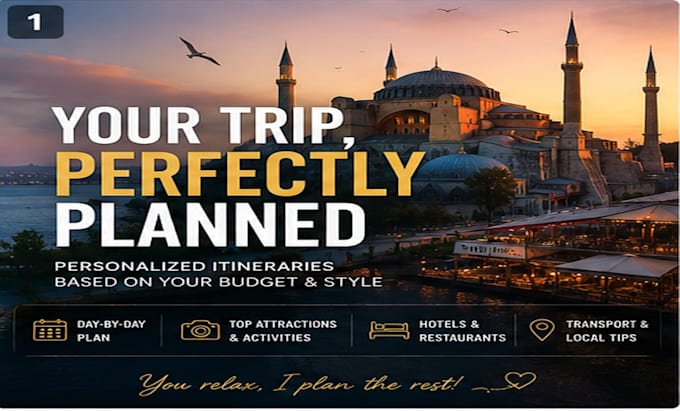 create a personalized travel itinerary and trip plan