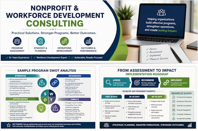 provide nonprofit and workforce development program support